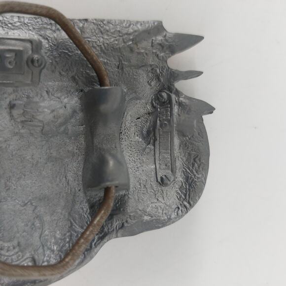 Biker Skull Eagle Lightning Bolt Belt Buckle Enamel Skeleton - Picture 11 of 11